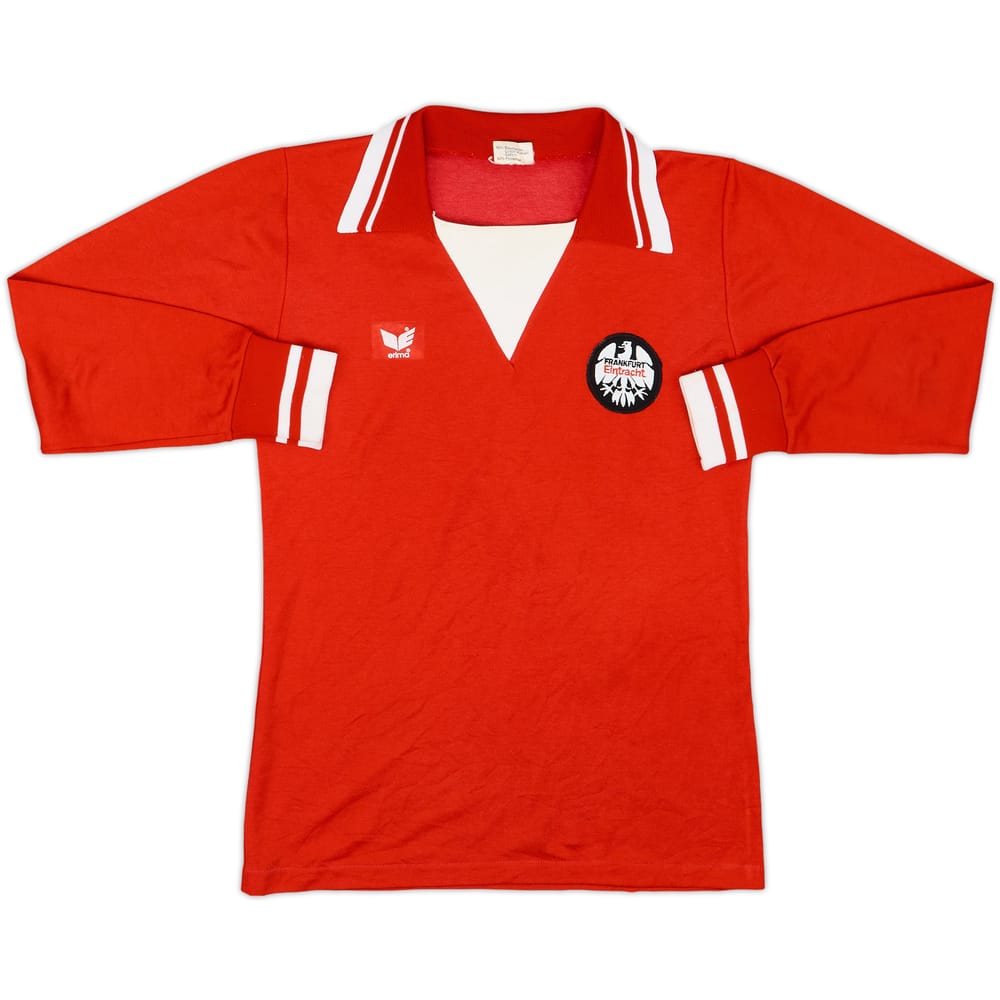 1978-79 Eintracht Frankfurt Home L/S Shirt - 9/10 - (S)