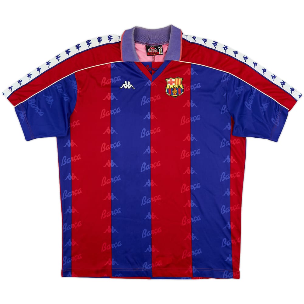1992-95 Barcelona Home Shirt - 9/10 - (XL)