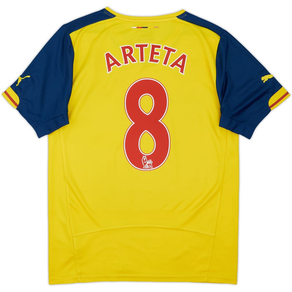 2014-15 Arsenal Away Shirt Arteta #8 - 7/10 - (S)