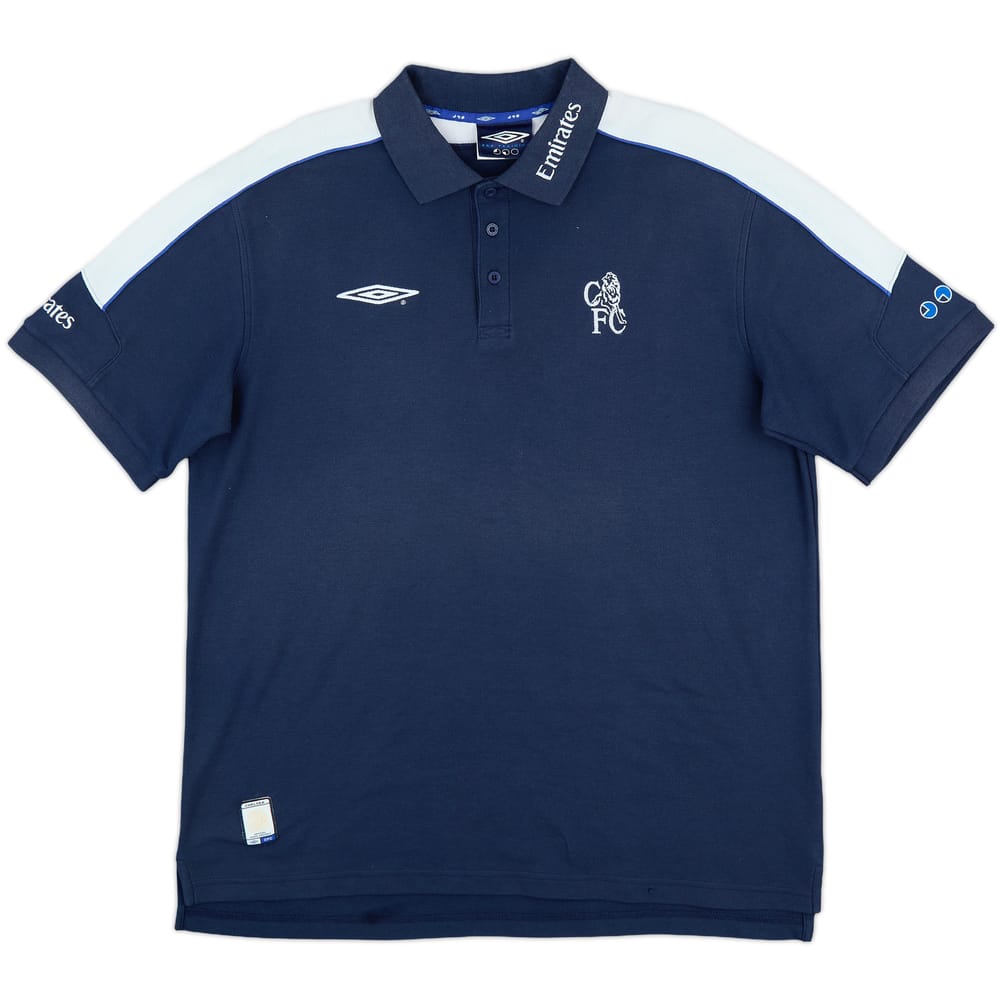 2001-02 Chelsea Umbro Polo Shirt - 7/10 - (XL)