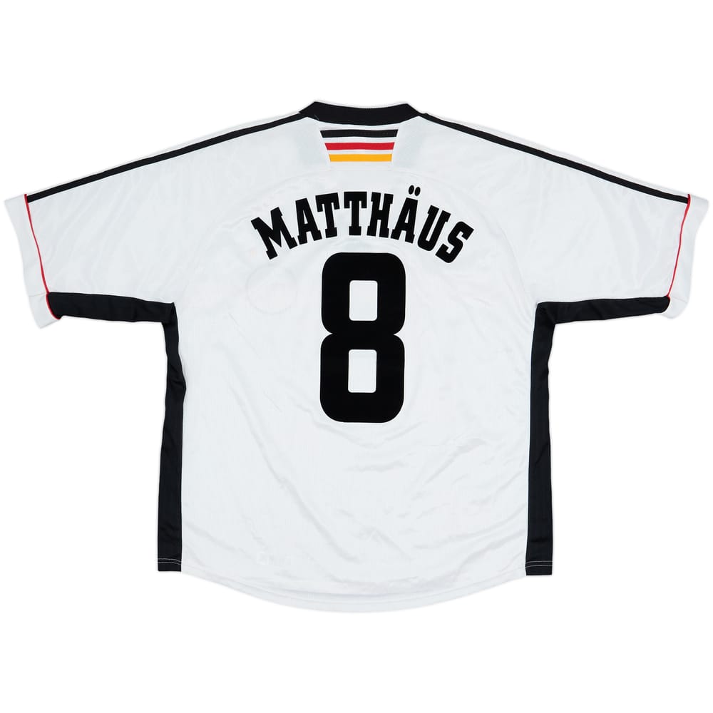 1998-00 Germany Home/Training Shirt Matthaus #8 - 5/10 - (XL)