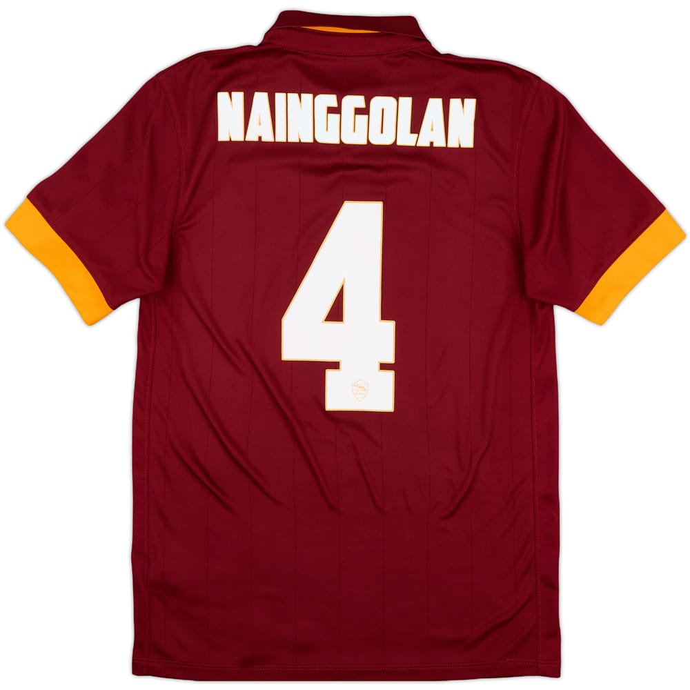 2014-15 Roma Home Shirt Nainggolan #4 - 9/10 - (S)