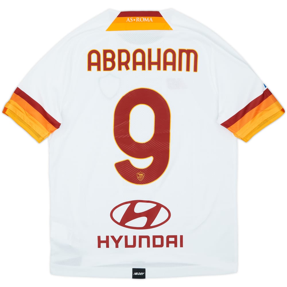 2021-22 Roma Away Shirt Abraham #9 - 10/10 - (S)