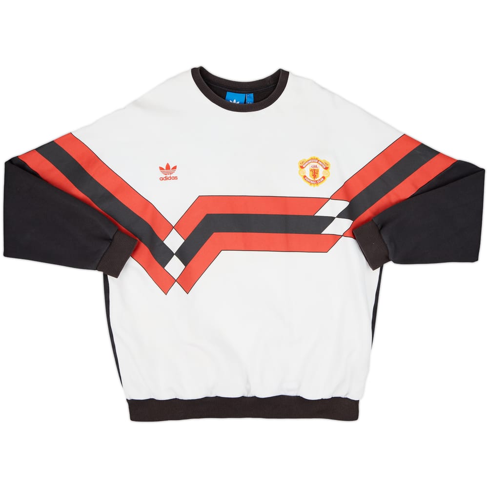2016-17 Manchester United adidas Originals Retro Sweat Top - 7/10 - (XL)