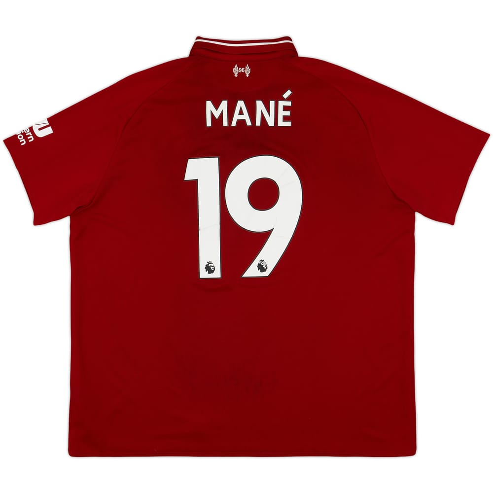 2018-19 Liverpool Home Shirt Mane #19 - 4/10 - (XXL)
