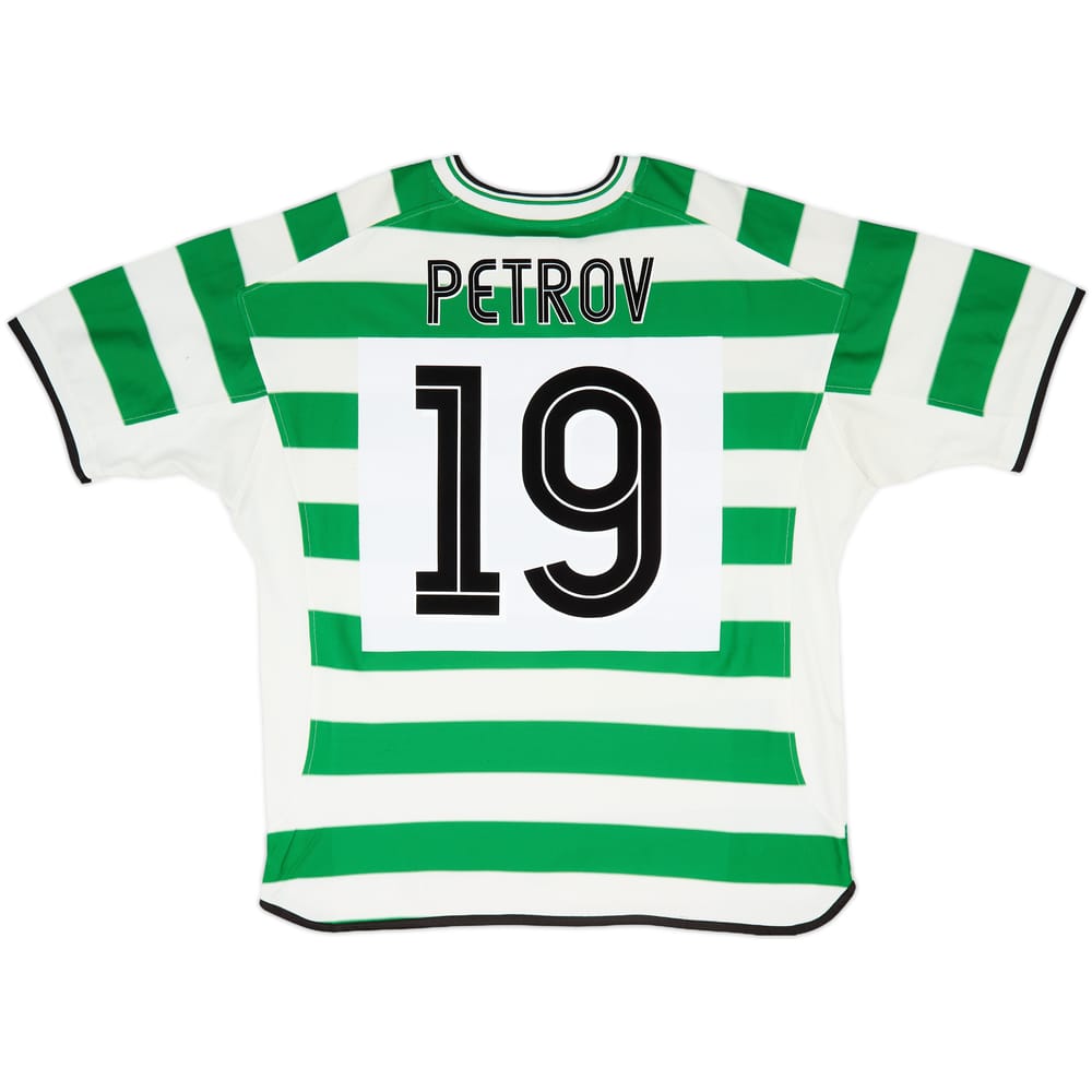 2003-04 Celtic Home Shirt Petrov #19 - 8/10 - (XL)
