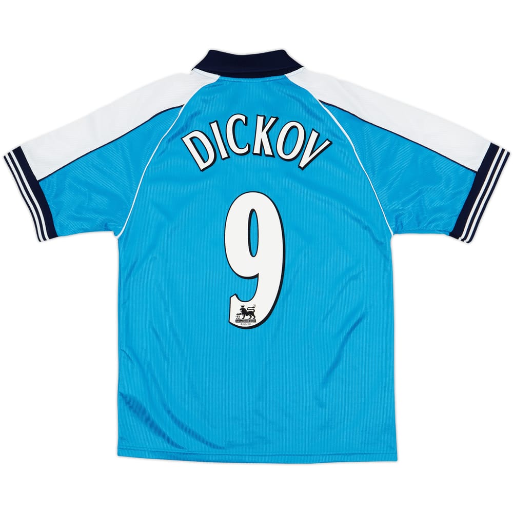 1999-01 Manchester City Home Shirt Dickov #9 - 8/10 - (S)