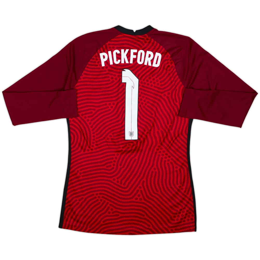 2020-21 England Authentic GK Shirt Pickford #1 - 6/10 - (M)