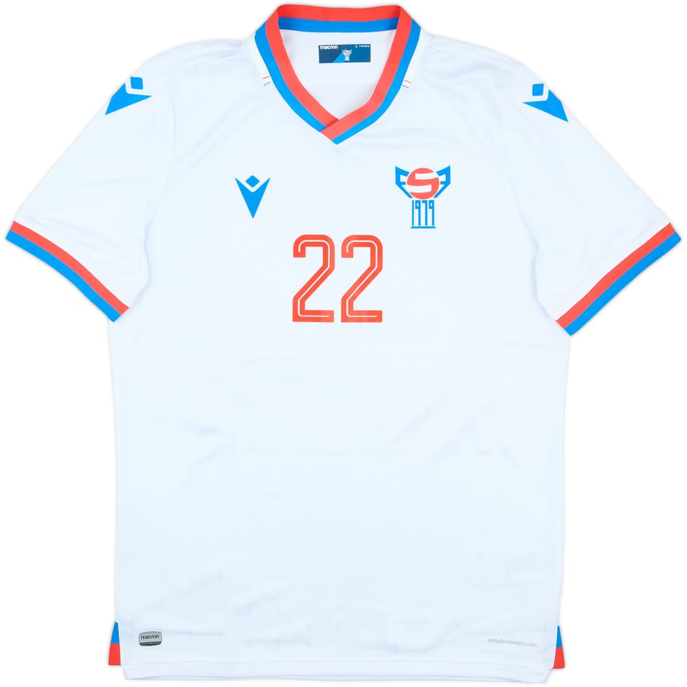 2020-22 Faroe Islands Match Issue Home Shirt #22