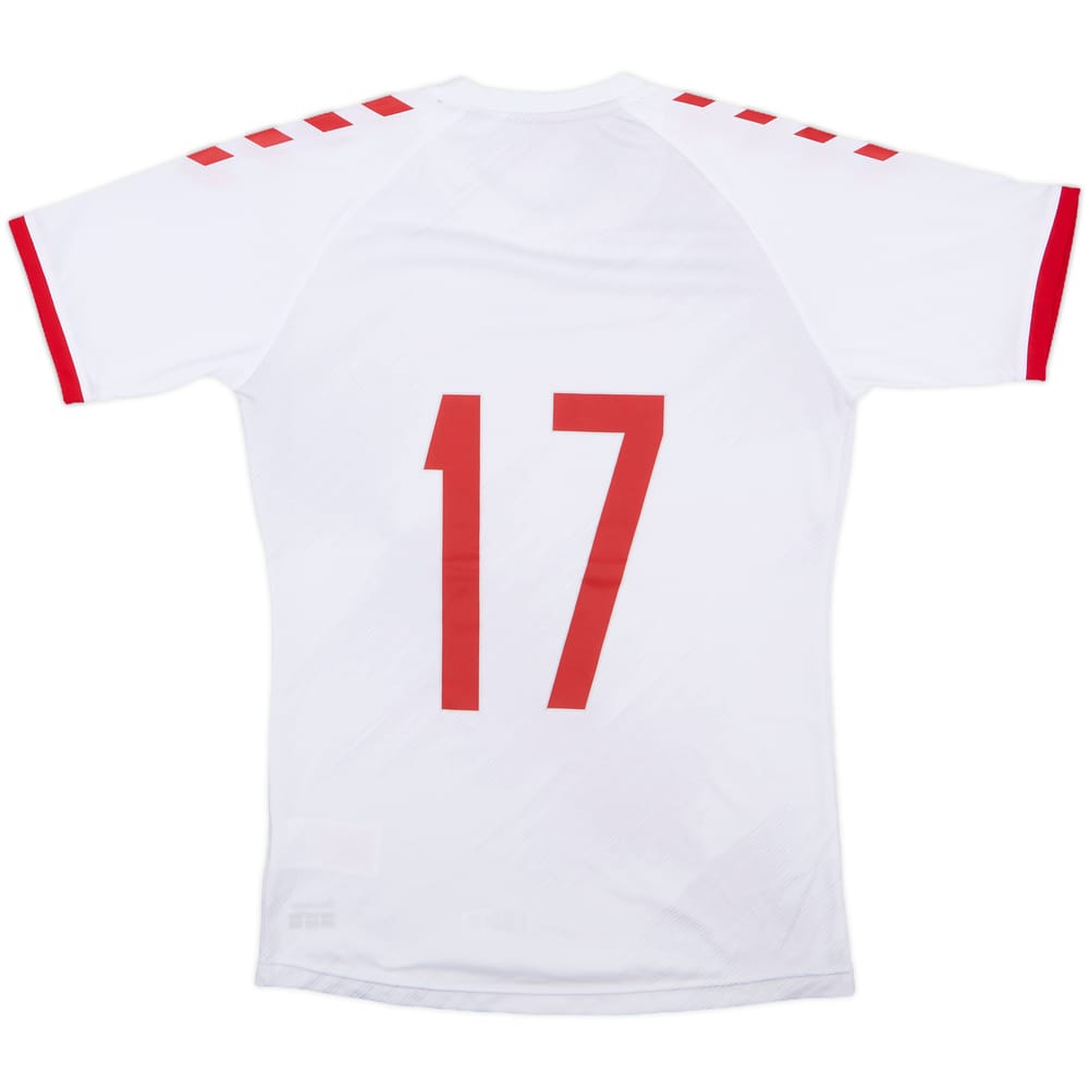 2020-21 Denmark Player Issue Away Shirt #17 - 9/10 - (M)
