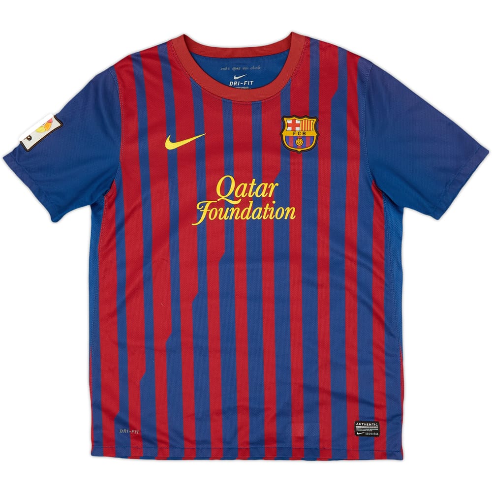 2011-12 Barcelona Home Shirt - 7/10 - (XL.Boys)