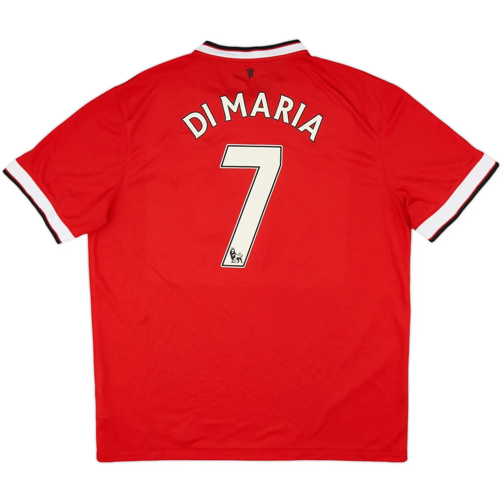 2014-15 Manchester United Home Shirt Di Maria #7 - 8/10 - (XL)