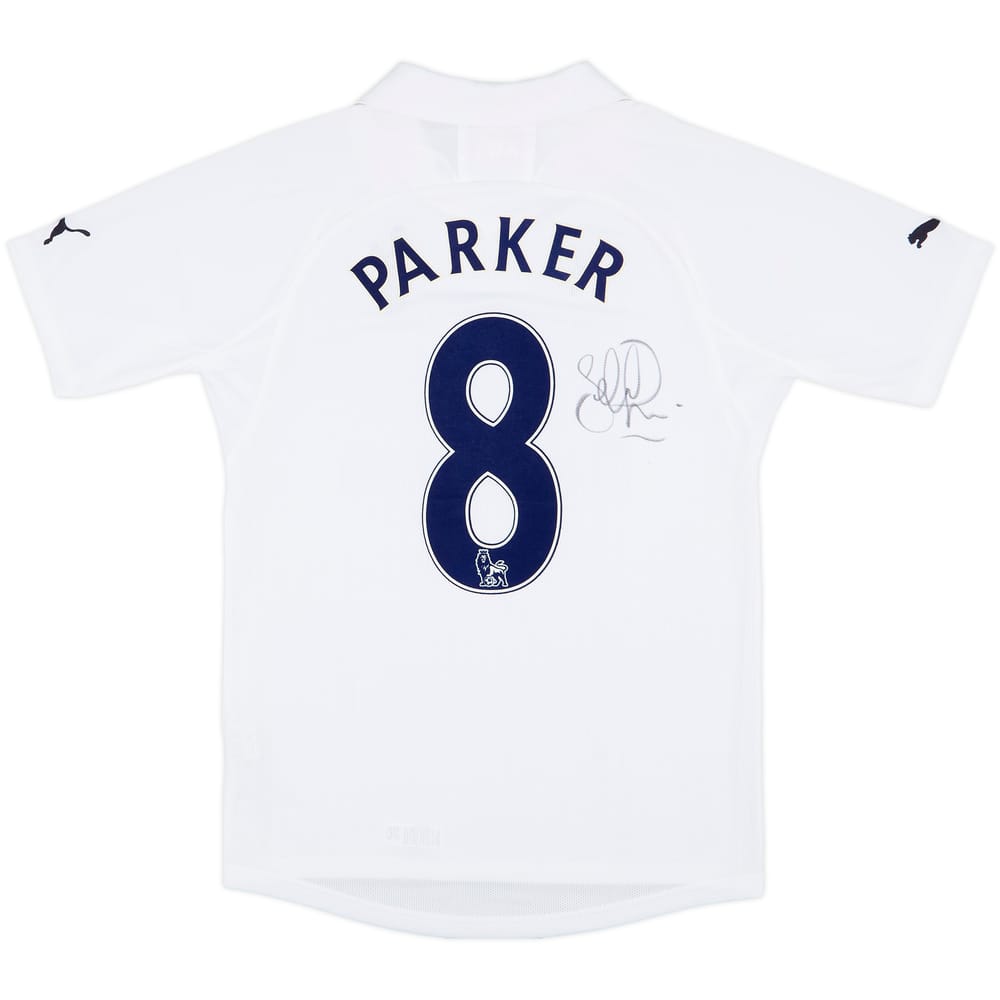 2011-12 Tottenham Signed Home Shirt Parker #8 (S)