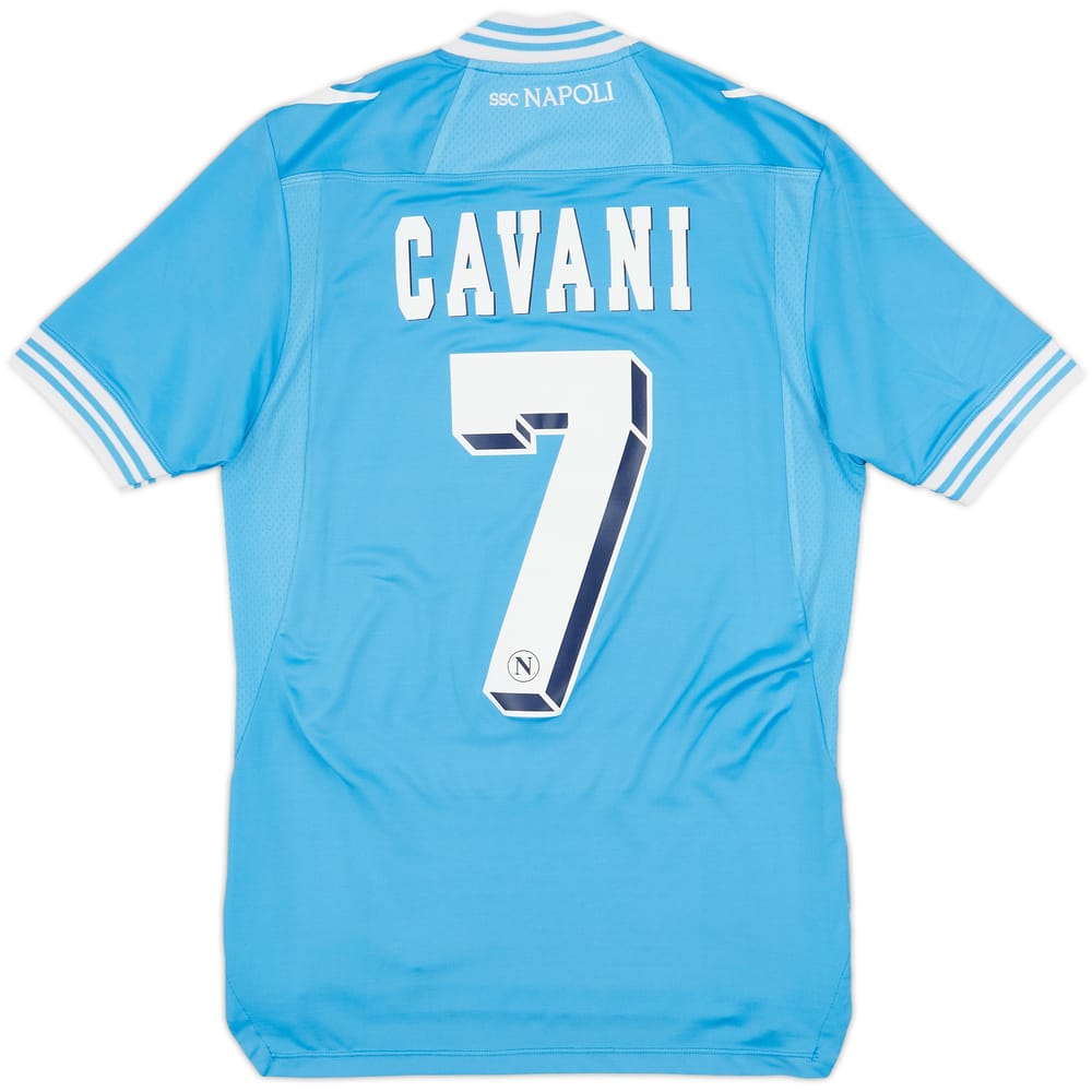 2012-13 Napoli Home Shirt Cavani #7 - 7/10 - (S)