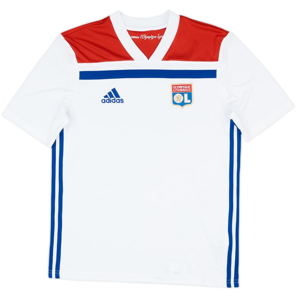 2018-19 Lyon Home Shirt - 9/10 - (L.Boys)