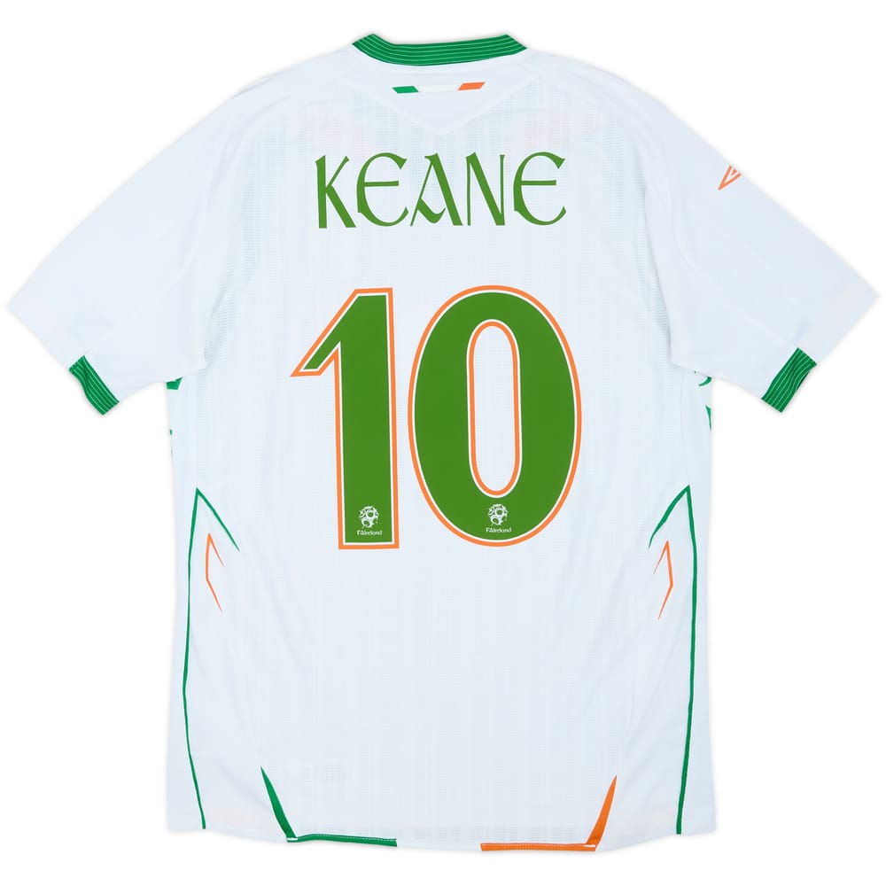 Camiseta de visitante de Ireland 2008-10 Keane #10 - 9/10 - (XL.Niños)