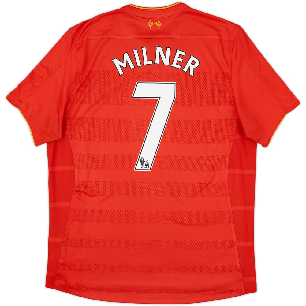 2016-17 Liverpool Home Shirt Milner #7 - 7/10 - (L)