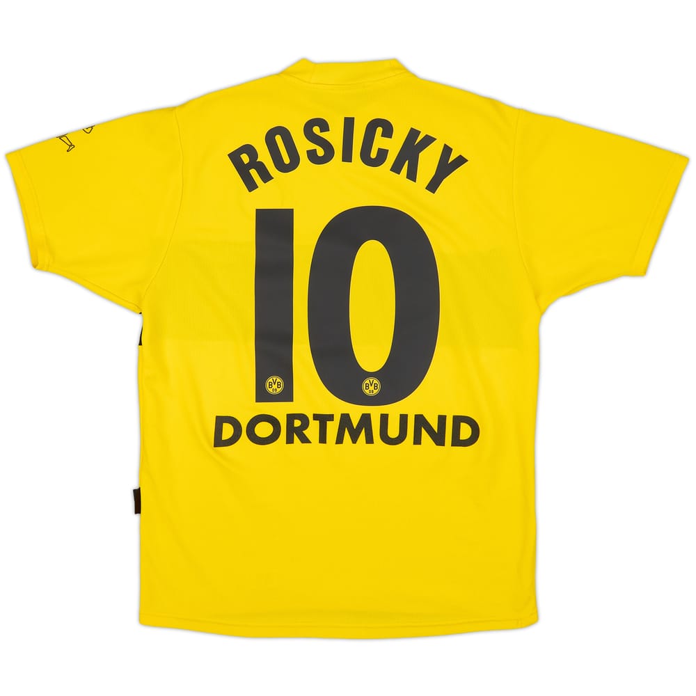 2001-02 Borussia Dortmund Home Shirt Rosicky #10 - 5/10 - (S)