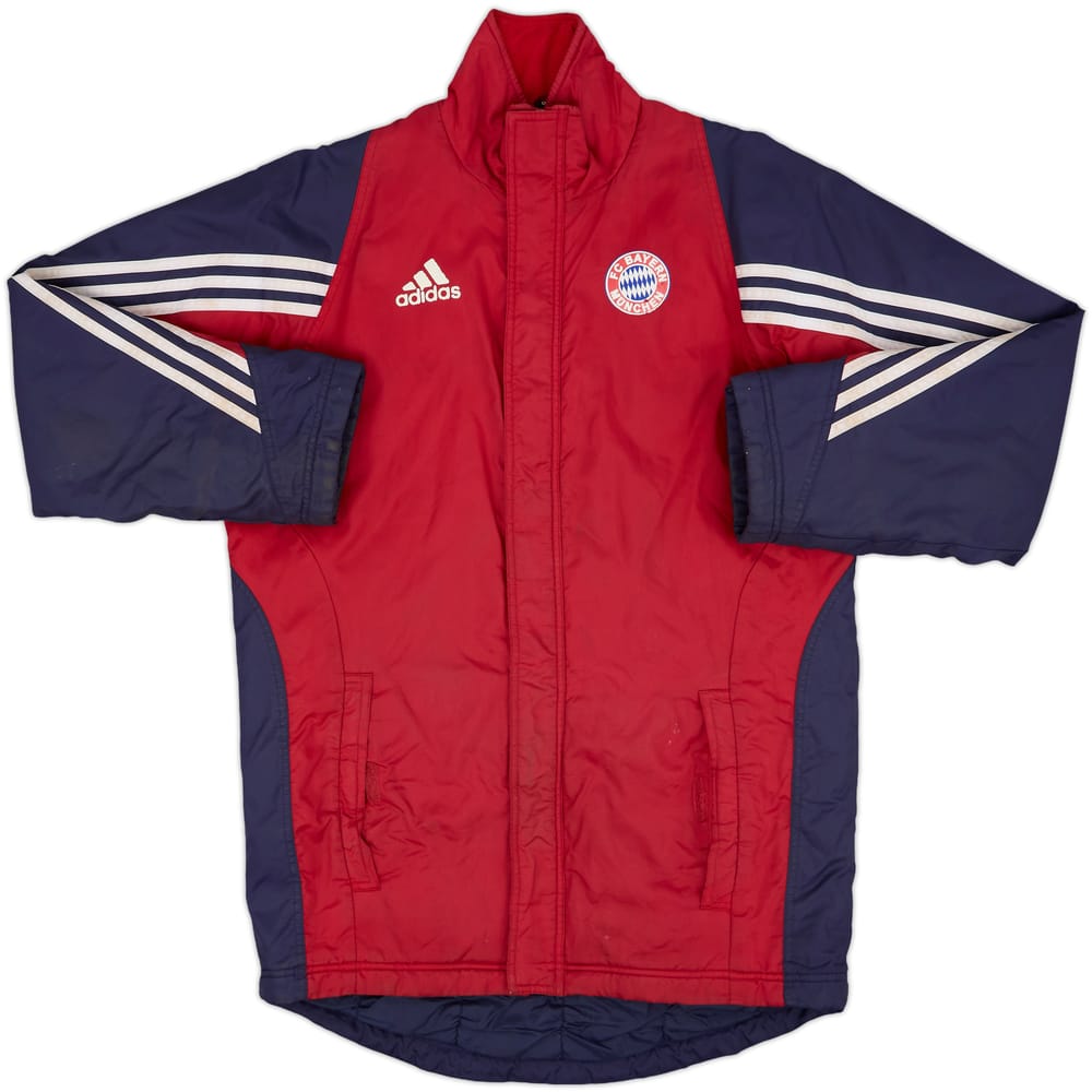 2003-04 Bayern Munich adidas Padded Bench Coat - 5/10 - (XL.Boys)