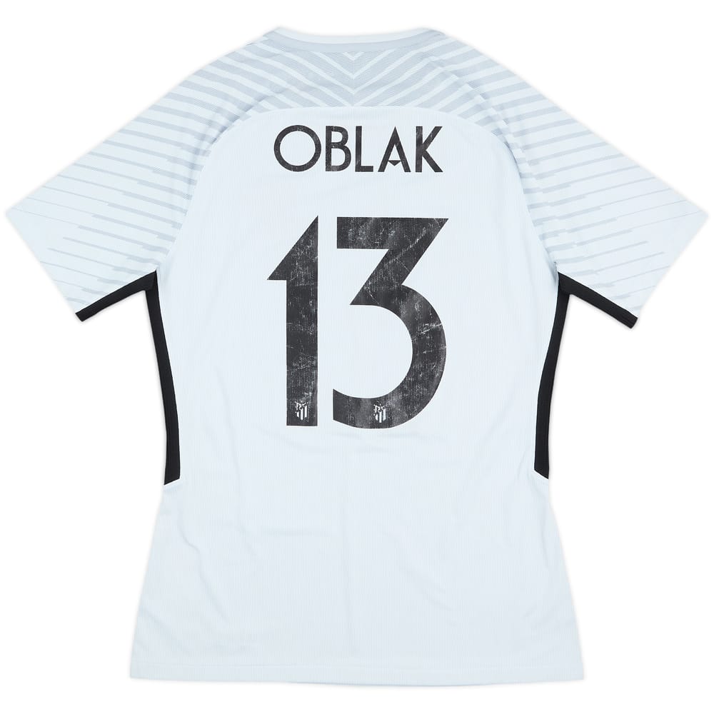 2016-17 Atletico Madrid Player Issue GK Shirt Oblak #13 - 3/10 - (L)