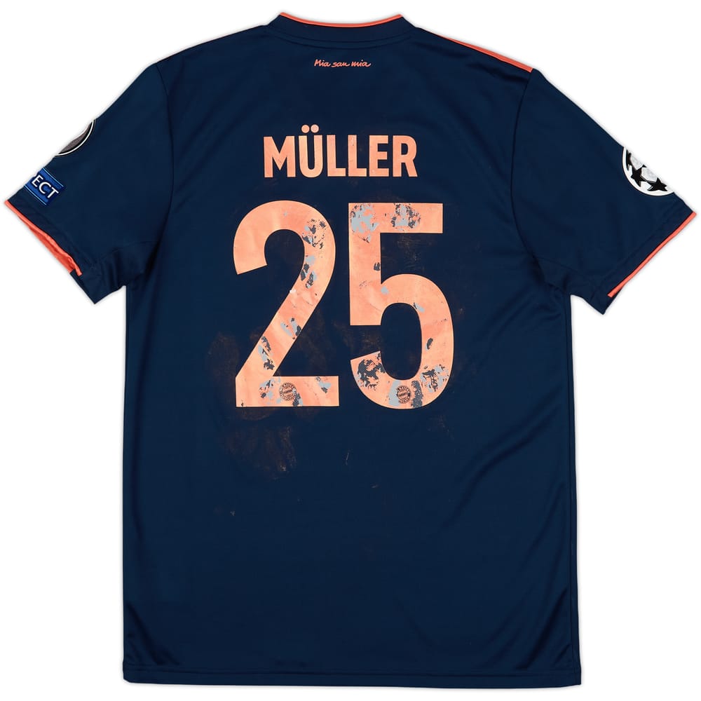 2019-20 Bayern Munich Third Shirt Muller #25 - 4/10 - (M)