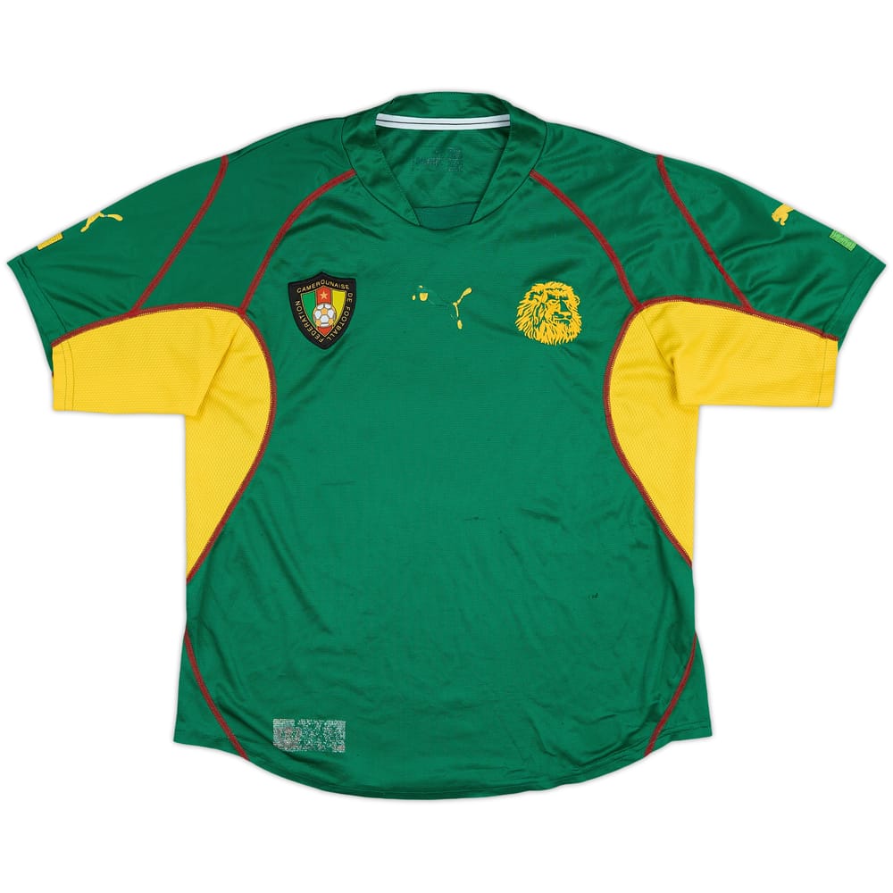 2003-04 Cameroon Home Shirt - 4/10 - (S)