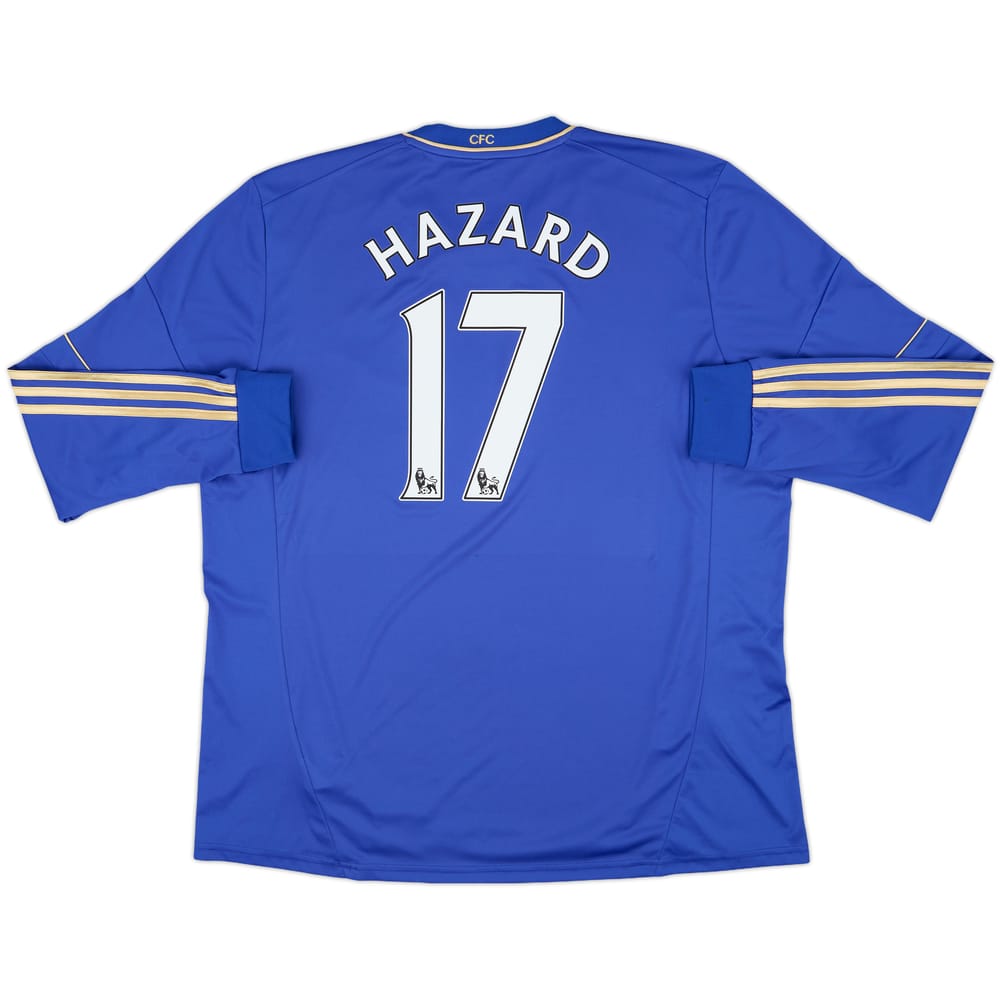 2012-13 Chelsea Home L/S Shirt Hazard #17 - 8/10 - (XXL)