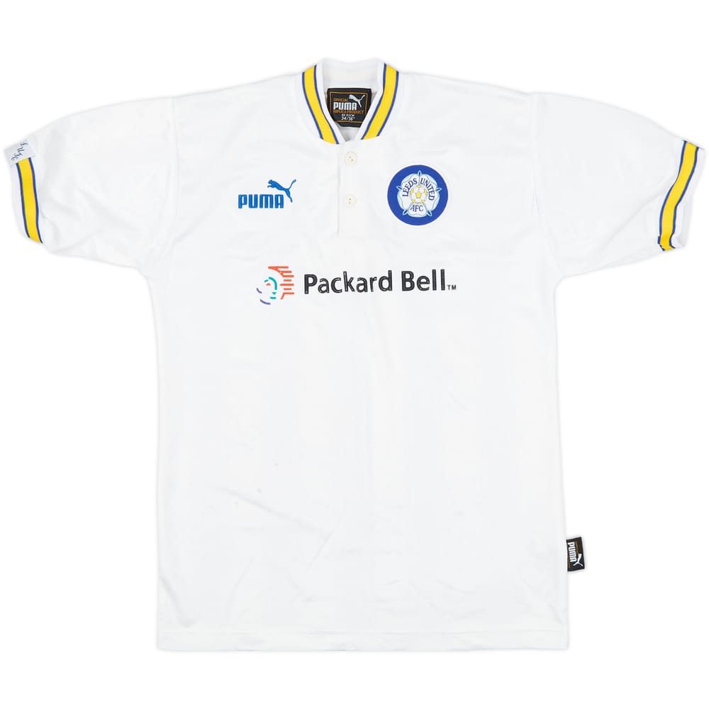 1996-98 Leeds United Home Shirt - 4/10 - (XL.Boys)