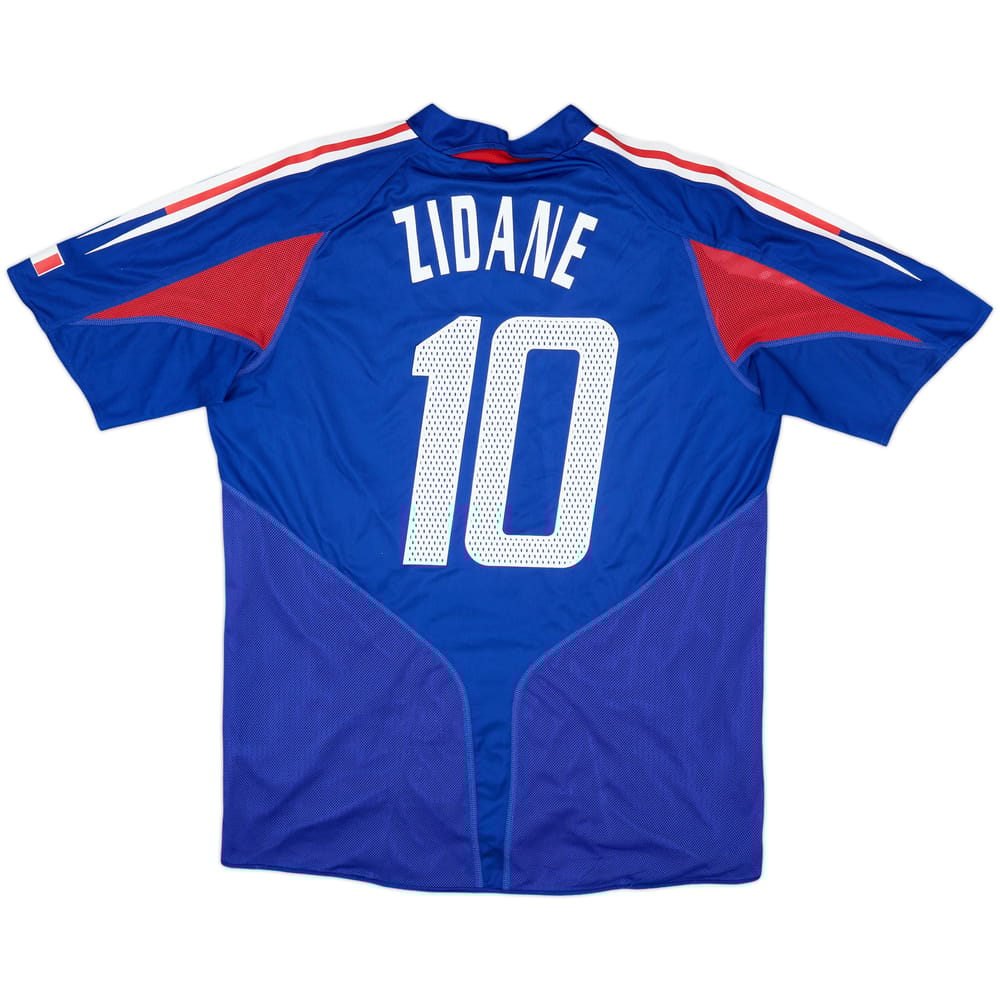 2004-06 France Player Issue Home Shirt Zidane #10 - 5/10 - (XL)
