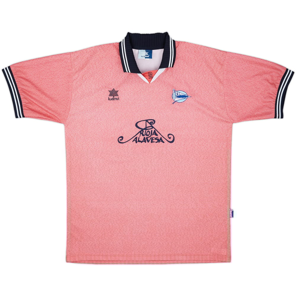 2000-01 Alaves European Away Shirt - 10/10 - (XXL)