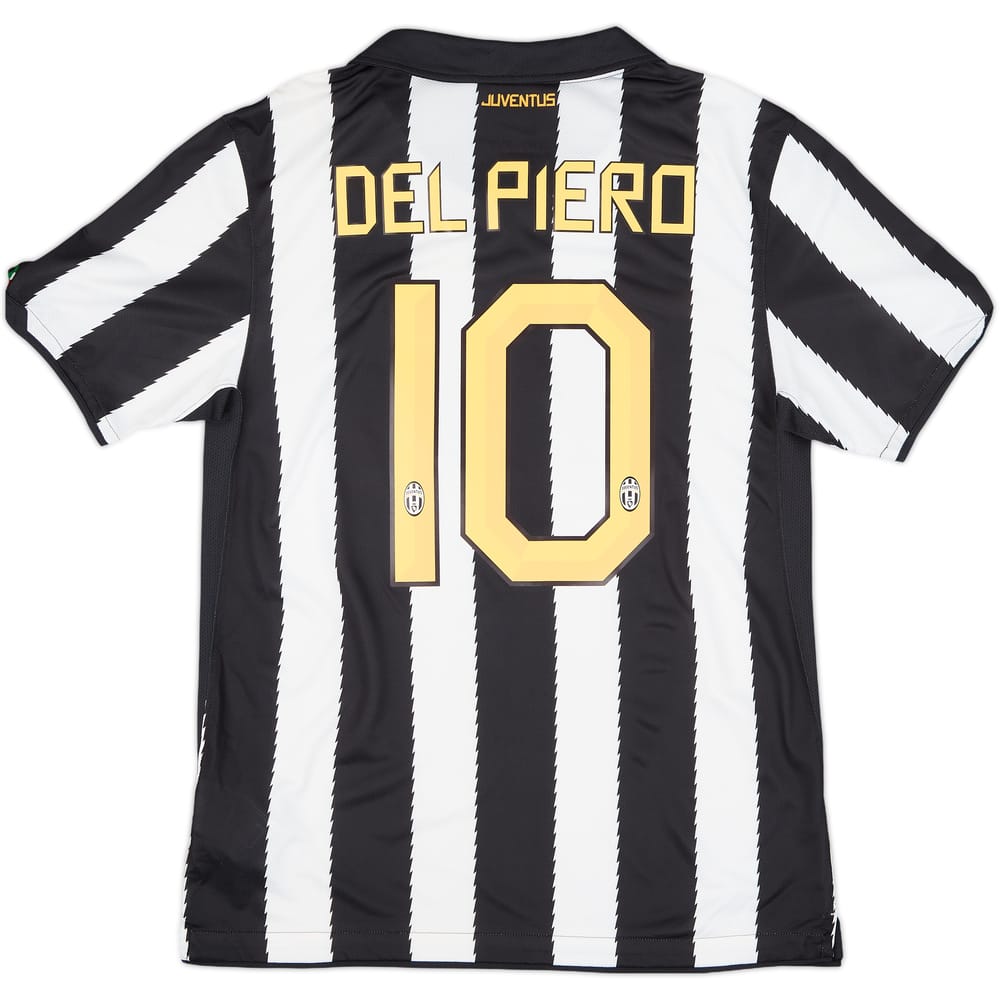 2010-11 Juventus Home Shirt Del Piero #10 - 9/10 - (M)