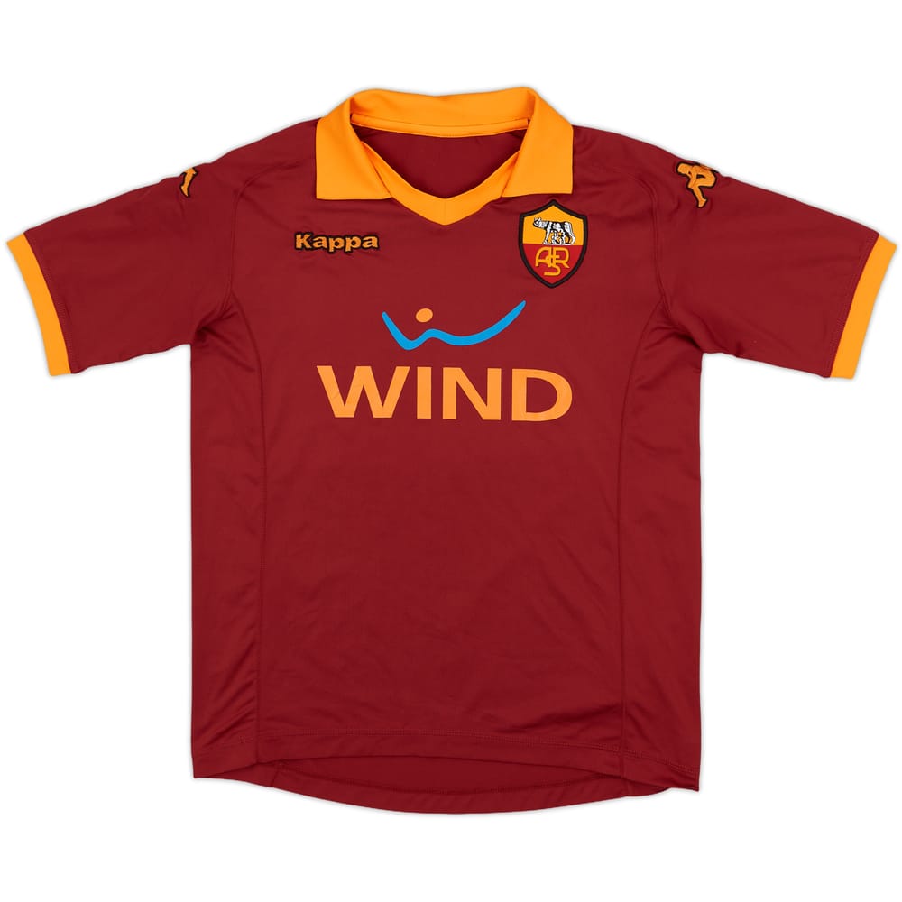 2012-13 Roma Home Shirt - 7/10 - (L.Boys)