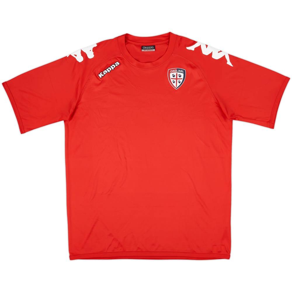 2015-16 Cagliari Kappa Training Shirt - 7/10 - (XL)