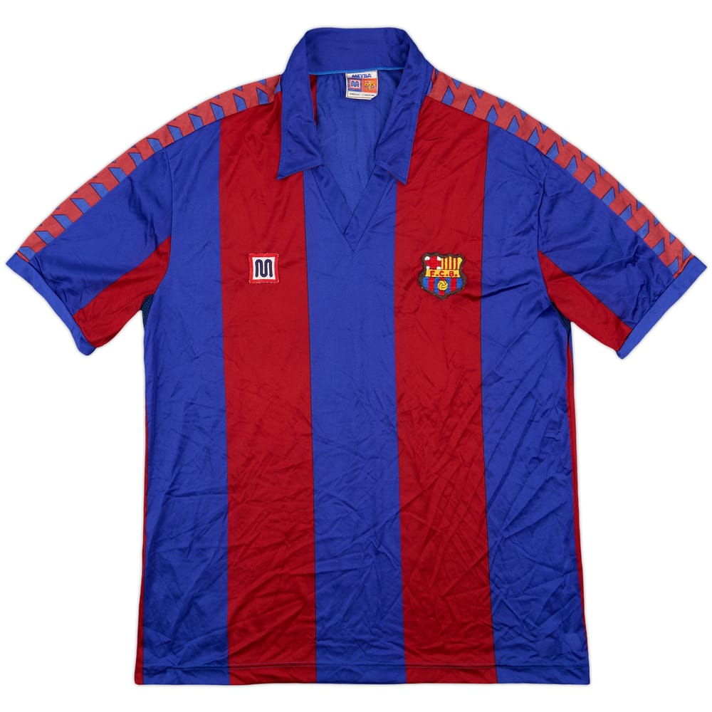 1984-89 Barcelona Home Shirt - 10/10 - (XL)
