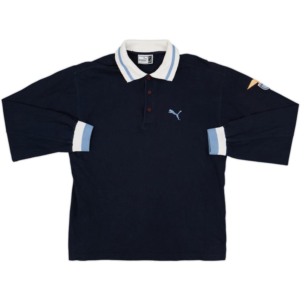 2000-01 Lazio Puma Polo L/S Shirt - 7/10 - (XL.Boys)