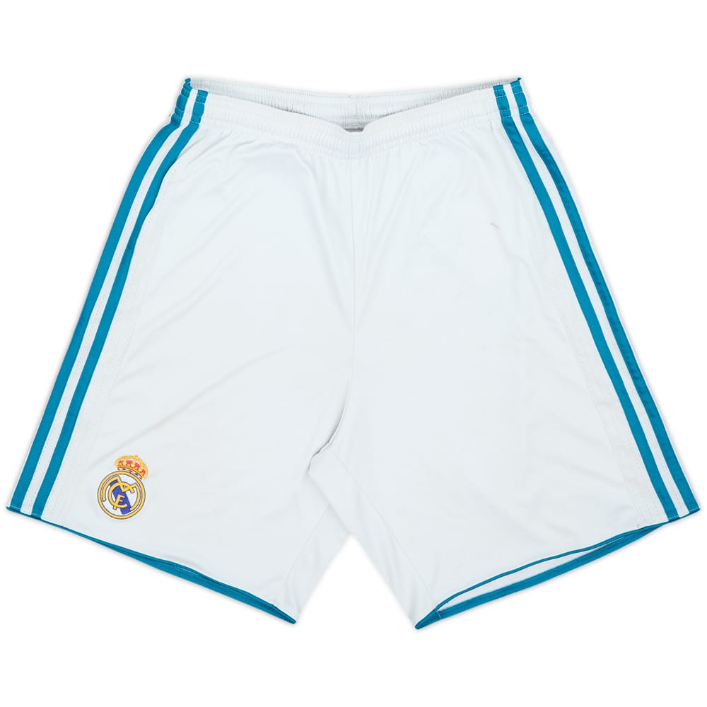 2017-18 Real Madrid Home Shorts - 5/10 - (S)