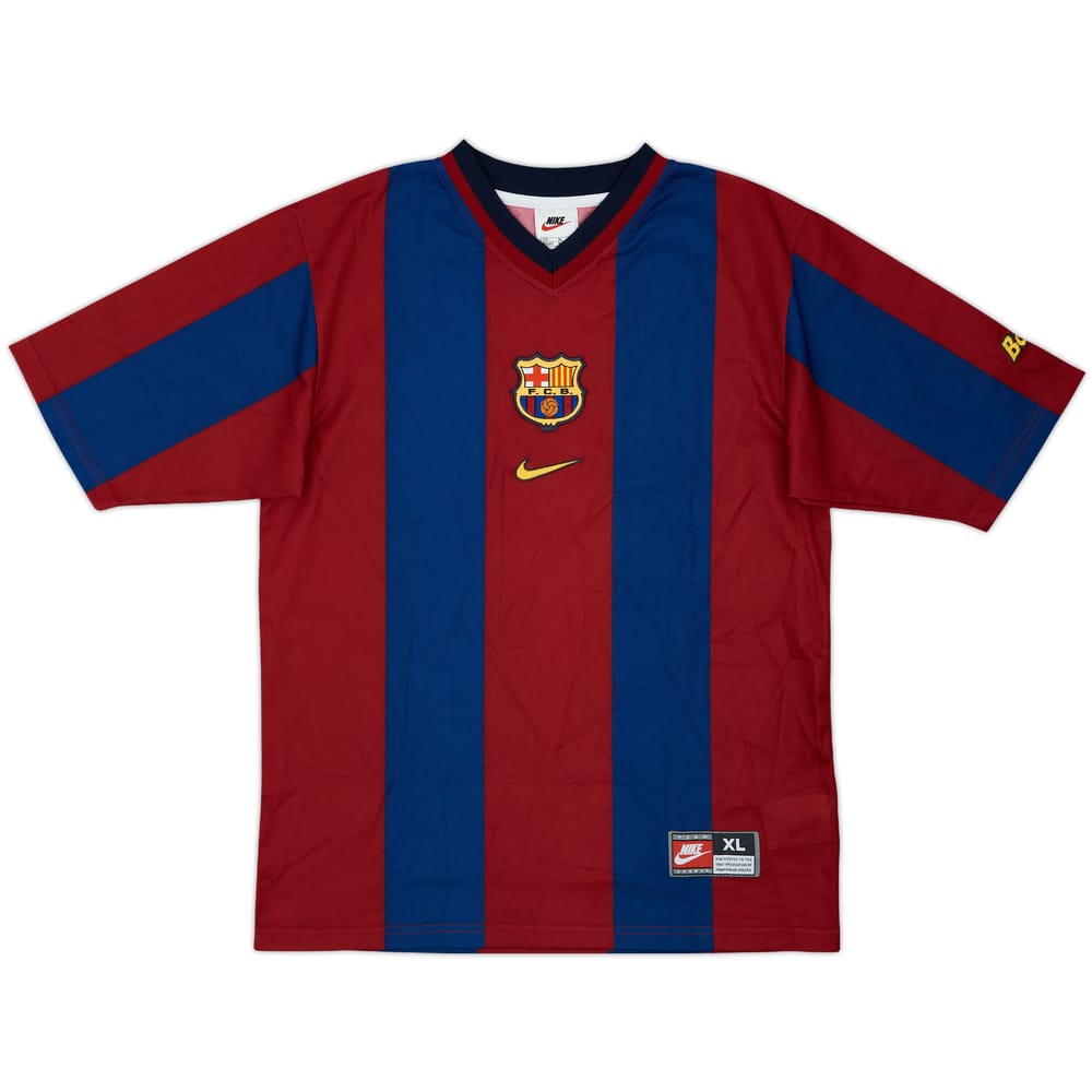 1998-00 Barcelona Basic Home Shirt - 10/10 - (XL.Boys)
