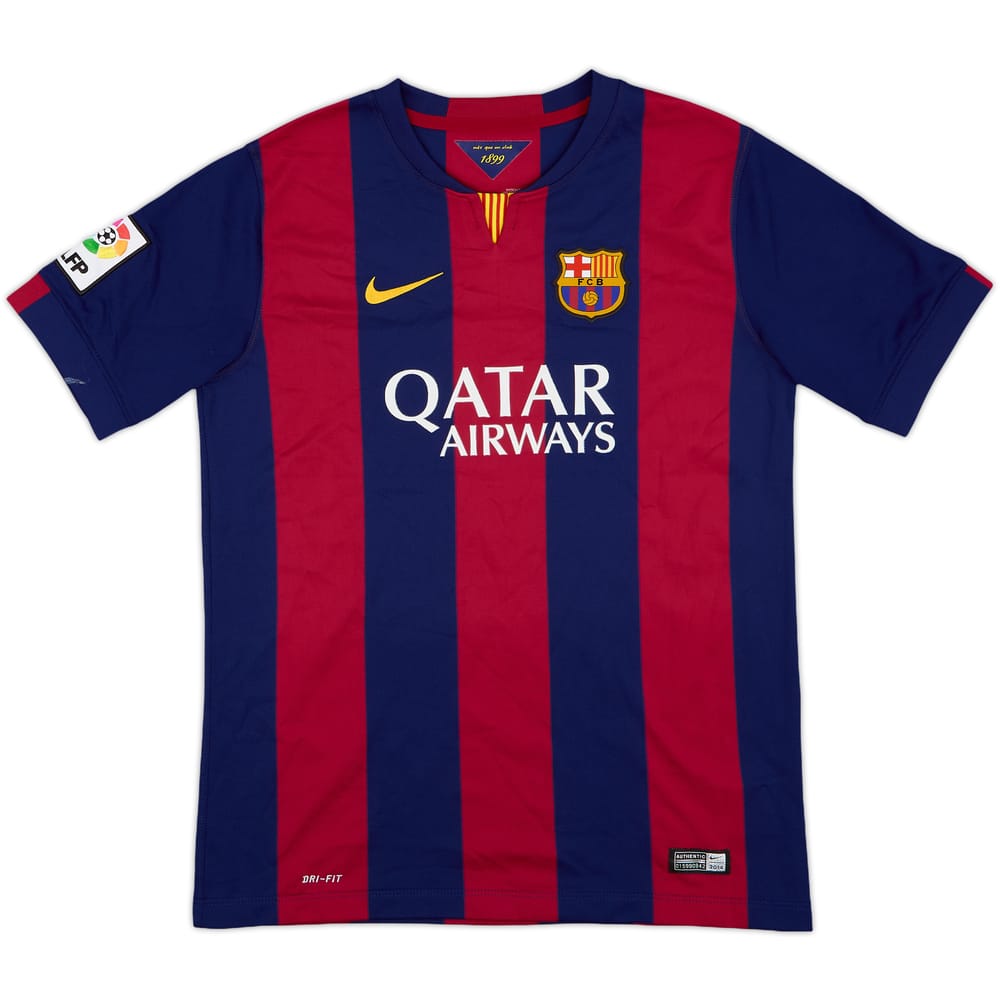 2014-15 Barcelona Home Shirt - 8/10 - (XL.Boys)