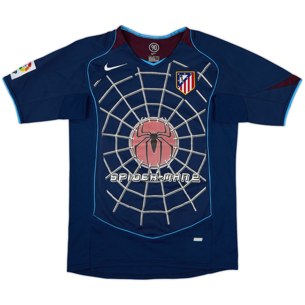 2004-05 Atletico Madrid Away Shirt - 8/10 - (L.Boys)