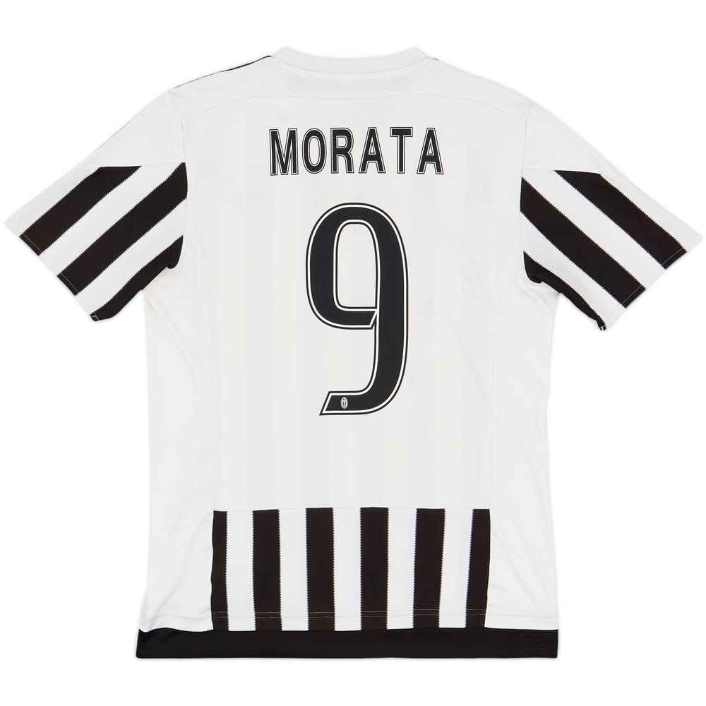 2015-16 Juventus Home Shirt Morata #9 - 7/10 - (M)