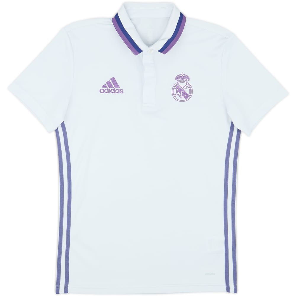 2016-17 Real Madrid adidas Polo Shirt - 5/10 - (S)