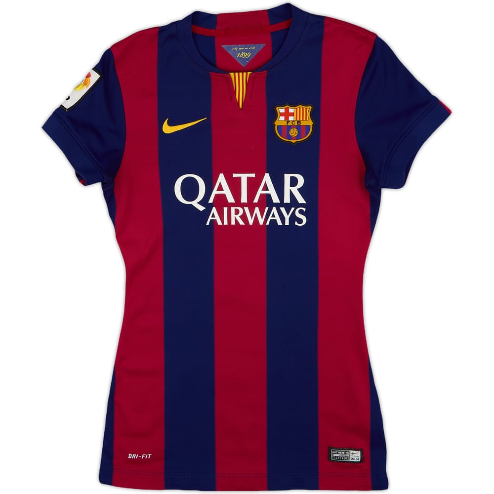 2014-15 Barcelona Home Shirt - 9/10 - (Women's XS)