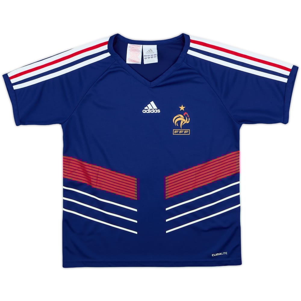 2009-10 France Basic Home Shirt - 8/10 - (M.Boys)