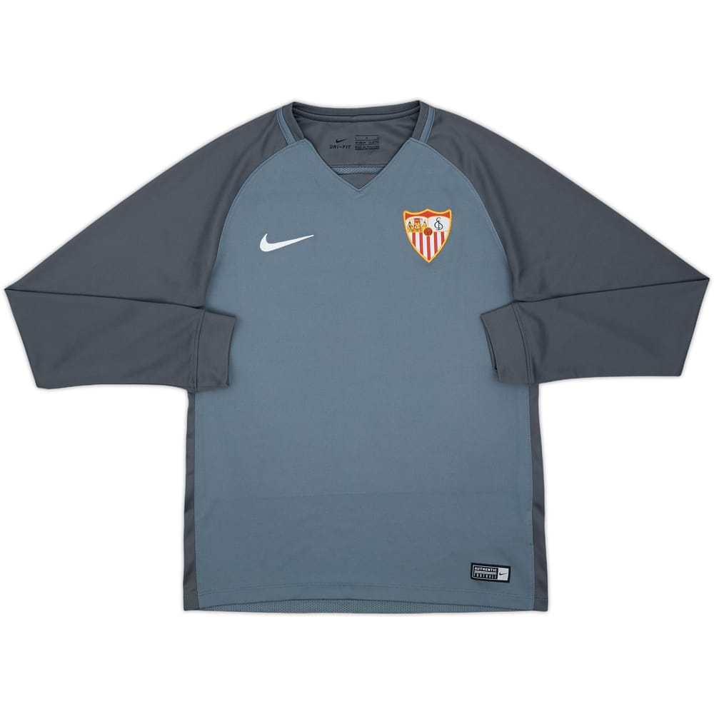 2017-18 Sevilla Training L/S Shirt - 9/10 - (L.Boys)