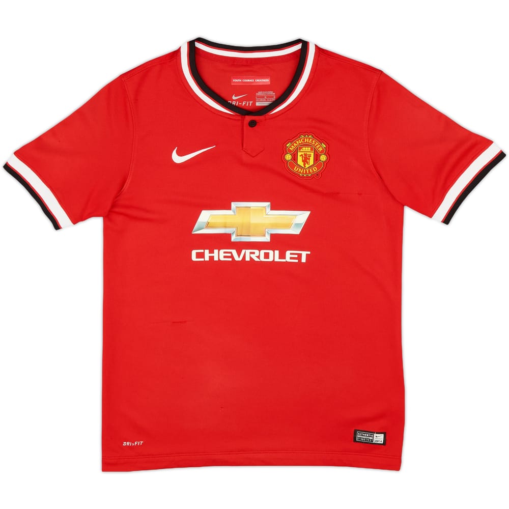 2014-15 Manchester United Home Shirt - 7/10 - (L.Boys)
