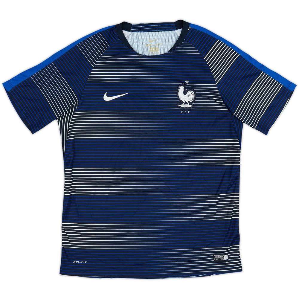 Camiseta Nike de entrenamiento de Francia 2016-17 - 8/10 - (L)