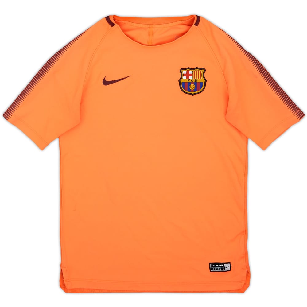 2017-18 Barcelona Nike Training Shirt - 9/10 - (L.Boys)