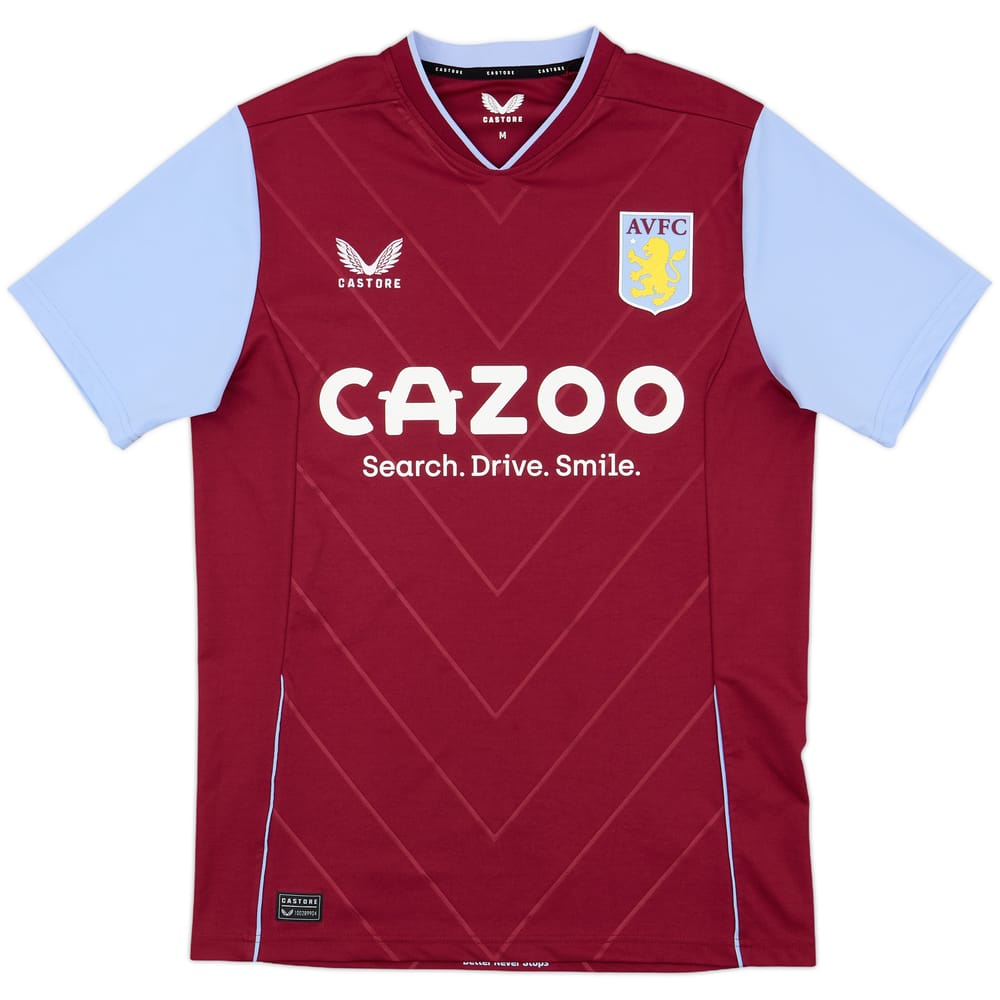 2022-23 Aston Villa Home Shirt - 10/10 - (M)