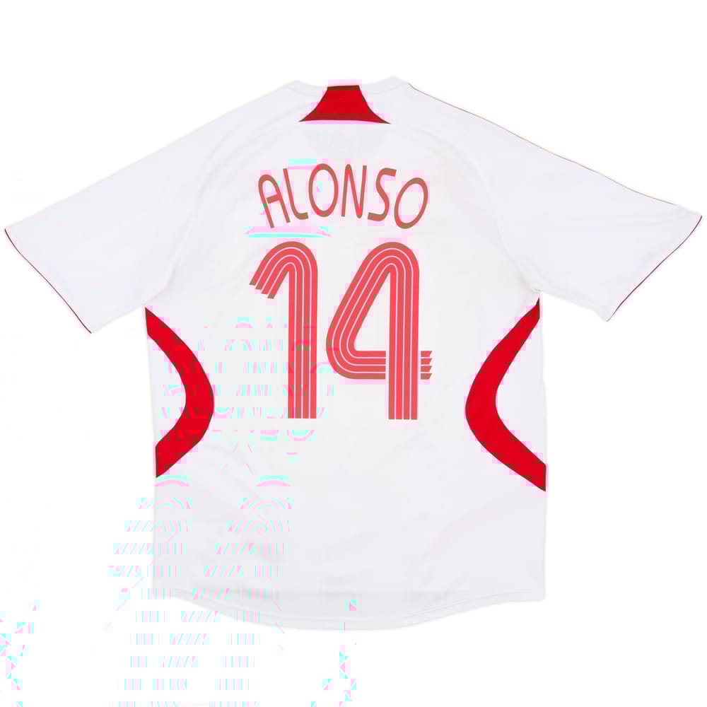 2007-08 Liverpool Away Shirt Alonso #14 - 5/10 - (M)