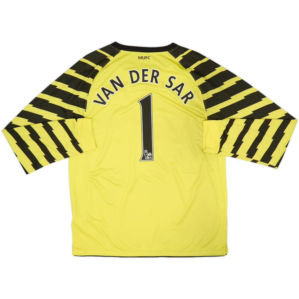 2010-11 Manchester United Yellow GK Shirt Van Der Sar #1 - 6/10 - (L)